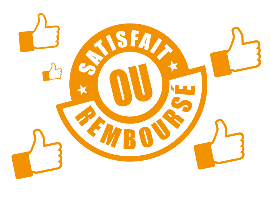 Satisfait ou remboursé - Page de paiement