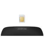 Image illustrant la connectivité sécurisée et sans interruption de la carte SIM Ajax pour les systèmes de sécurité.